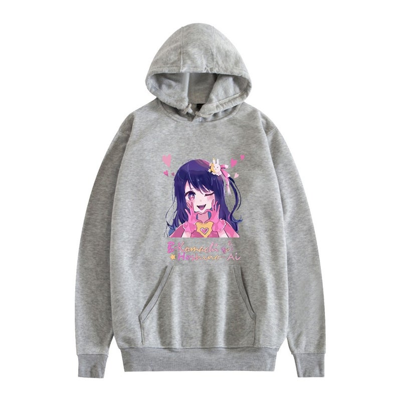 2023 New Oshi No Ko Children'S Series Printed Fashion Couple Parallel Bars Sweater - Image 1