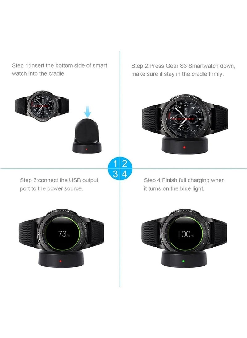 Samsung S3 Frontier / S3 Frontier LTE Smart Watch - Wireless Power Charging Charger Dock - Image 3