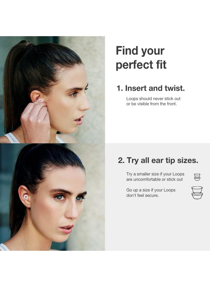 Bukela - Ear Plugs for Sleeping Noise Cancelling, Immersive Silicone Noise Cancelling Earplugs for Sleeping, Studying, Working, Traveling, Swimming (-33dB) (Pink) - Image 1