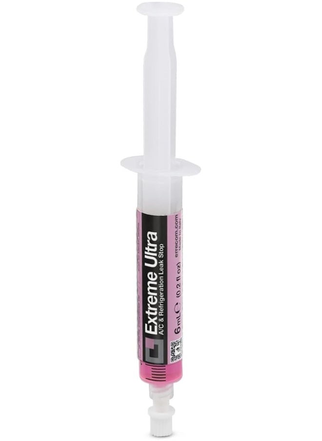 ERRECOM ERRECOM Extreme Ultra - 6mL, Air Conditioning and Refrigeration Leak Stop for HVAC/R and Vehicle A/C Systems, adapters not included  - Image 1