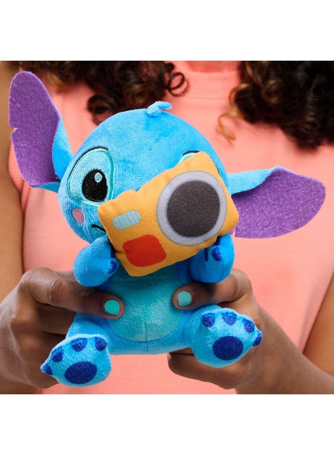 Just Play Disney Stitch That’s So Stitch Small 7-inch Plush with Camera Stuffed Animal, Soft Material, Kids Toys for Ages 2 Up - Image 4