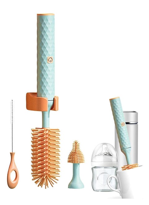 Electric bottle brush set, wireless charging bottle cleaner, waterproof bottle cleaner