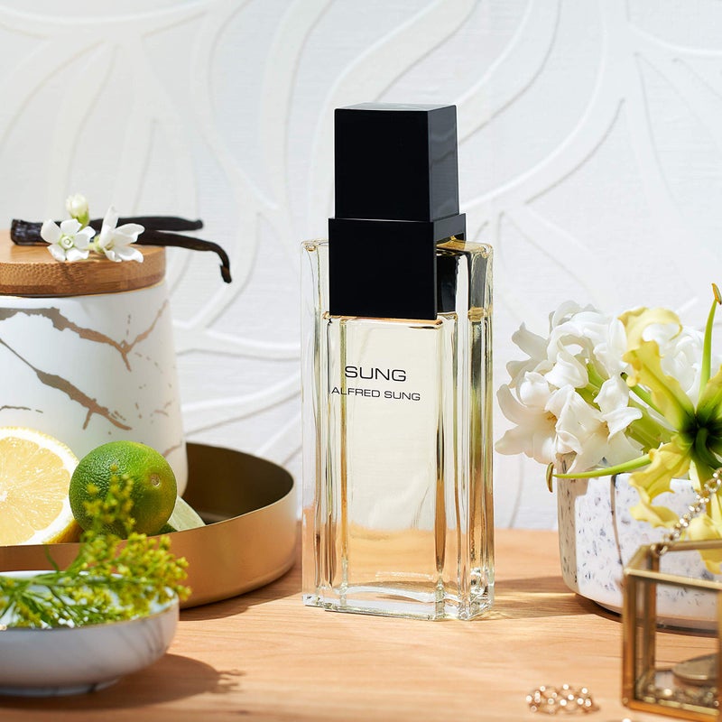 ALFRED SUNG عطر ألفريد سونغ للنساء، سونغ أو دو تواليت بخاخ، هدية لها، 3.4 أونصة سائلة - Image 4