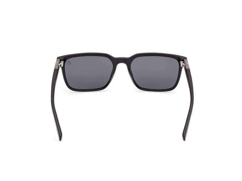 Timberland Men's Sunglasses, Matte black/Smoke Polarized - Image 4
