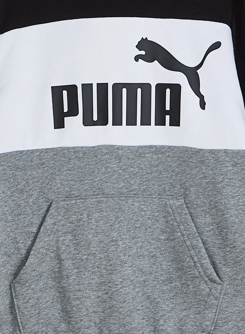 PUMA Youth Essential Color Block Hoodie