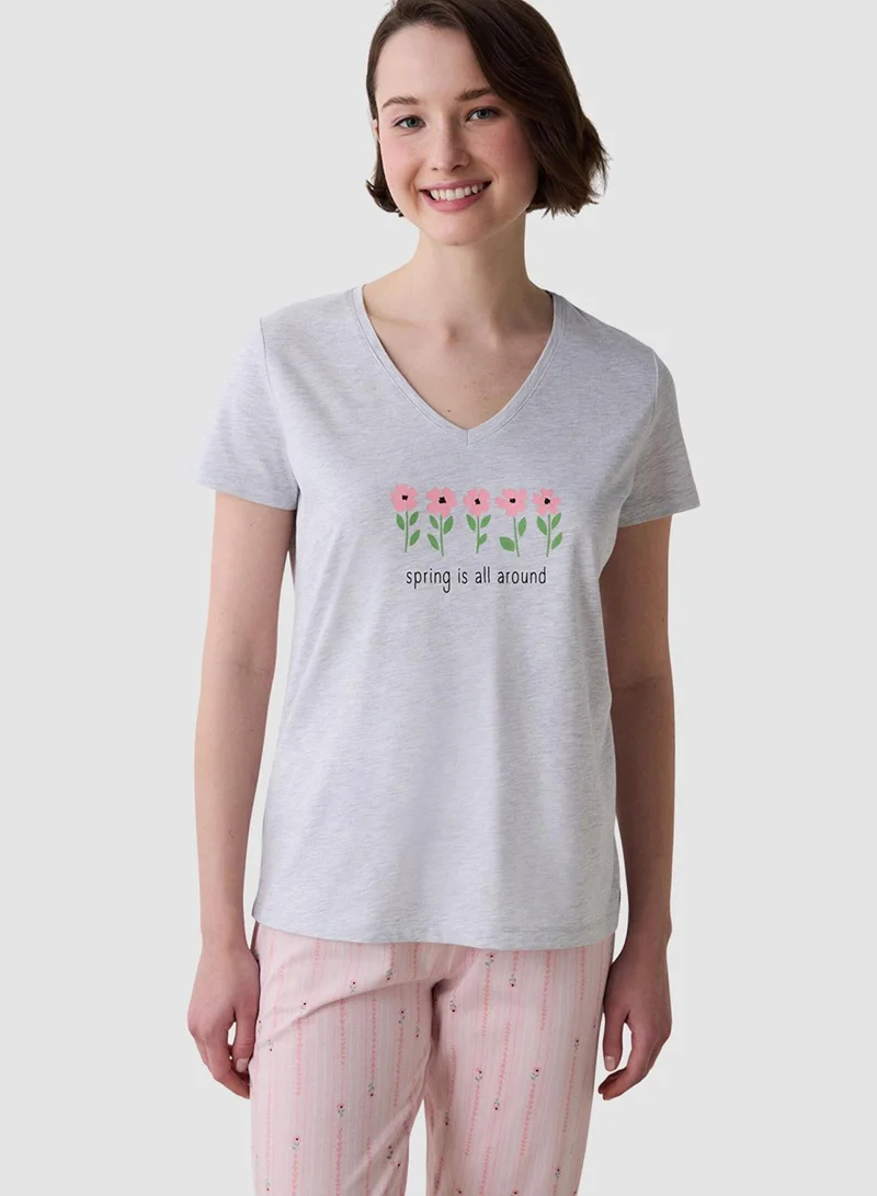 بنتي طقم كابري الربيعي