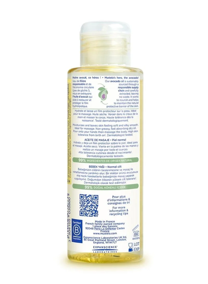 Mustela Mustela Baby Baby Massage Oil 100ml