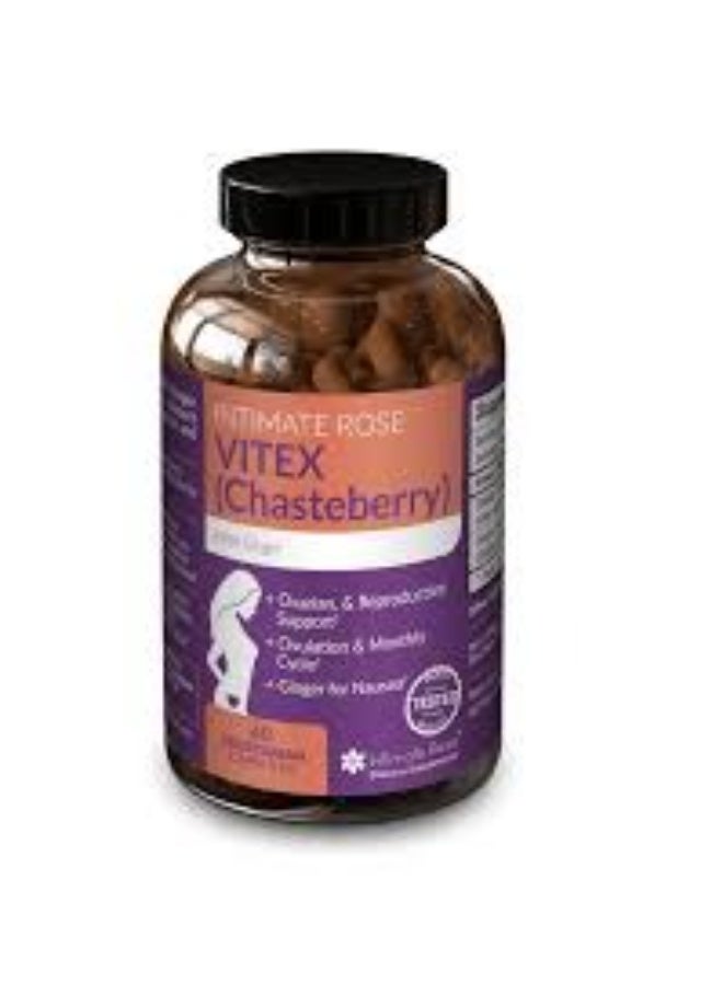 Vitex Chasteberry Supplement for Women, 1000 mg - Chaste Tree Berry for Hormone Balance, Fertility & PMS Support, Regulate Cycles - 60 Capsules