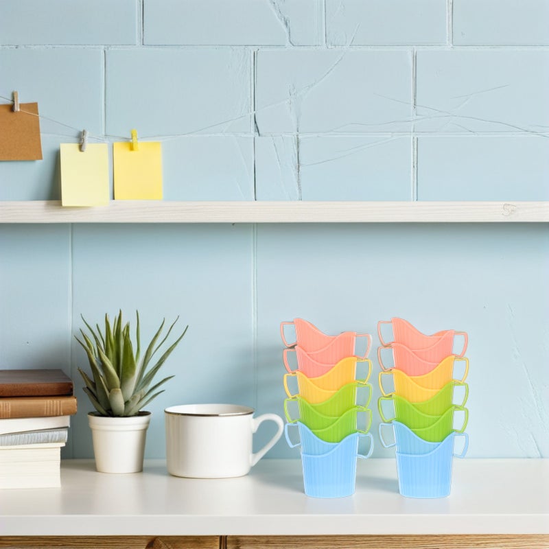20Pcs Anti-scalding Cup Holder Coffee Paper Cup Holder Disposable Cups Cup Holder (Random Color) - Image 3