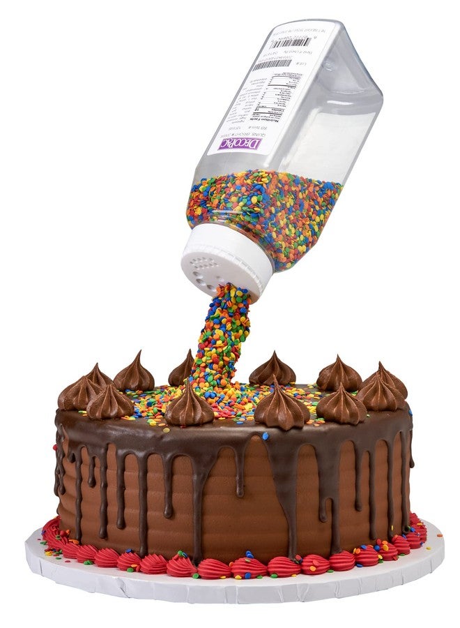 DECOPAC Quins Fancy Sprinkles, 19.5oz, Candy Sprinkles in Handheld Container, Edible Sprinkles For Celebration Cakes, Cupcakes, Cookies - Bright Confetti Quins - Image 3