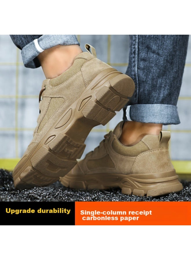 JUNBU Safety Shoes For Men, Winter Steel Toe Cap, Anti-Smashing, Anti-Puncture, Wear-Resistant, Lightweight, Welding Work Safety Functional Shoes 0273 Size 43 - Image 5
