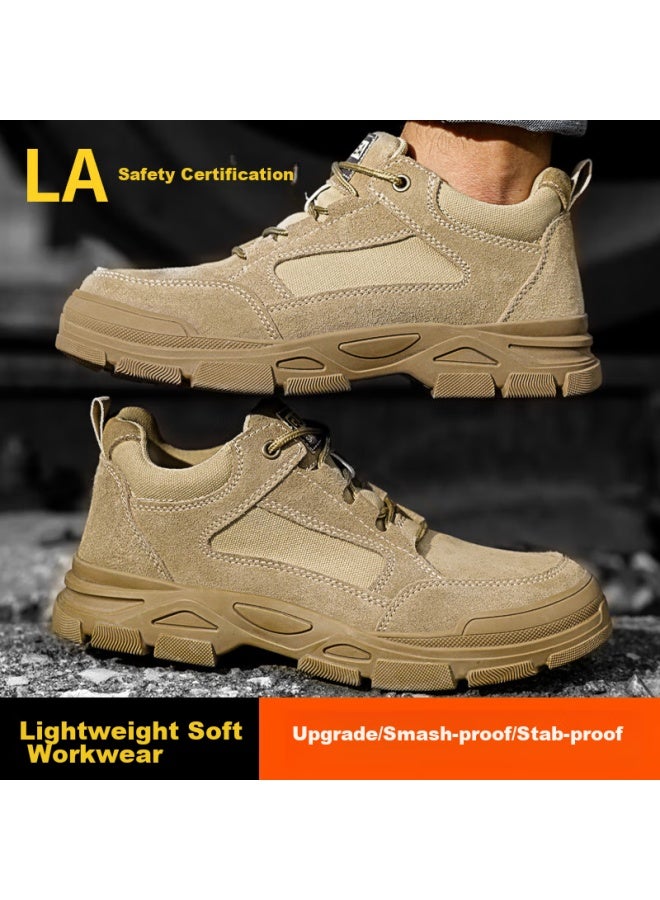 JUNBU Safety Shoes For Men, Winter Steel Toe Cap, Anti-Smashing, Anti-Puncture, Wear-Resistant, Lightweight, Welding Work Safety Functional Shoes 0273 Size 43 - Image 4
