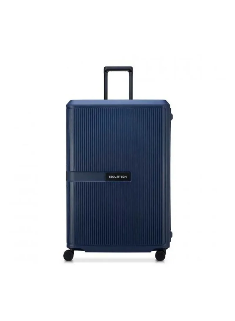 Securitech Stone 82cm Hardcase Luggage Trolley Case 4 Double Wheels - Navy