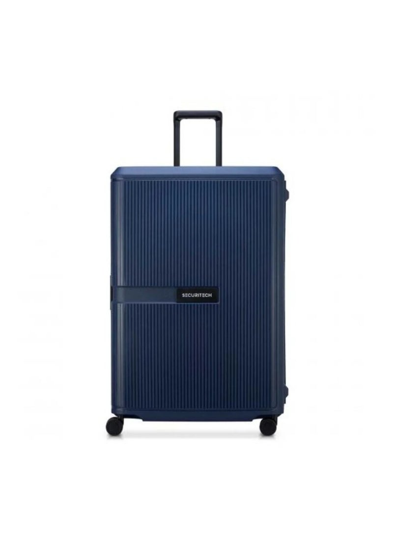 DELSEY Paris Securitech Stone 82cm Hardcase Luggage Trolley Case 4 Double Wheels - Navy - Image 1
