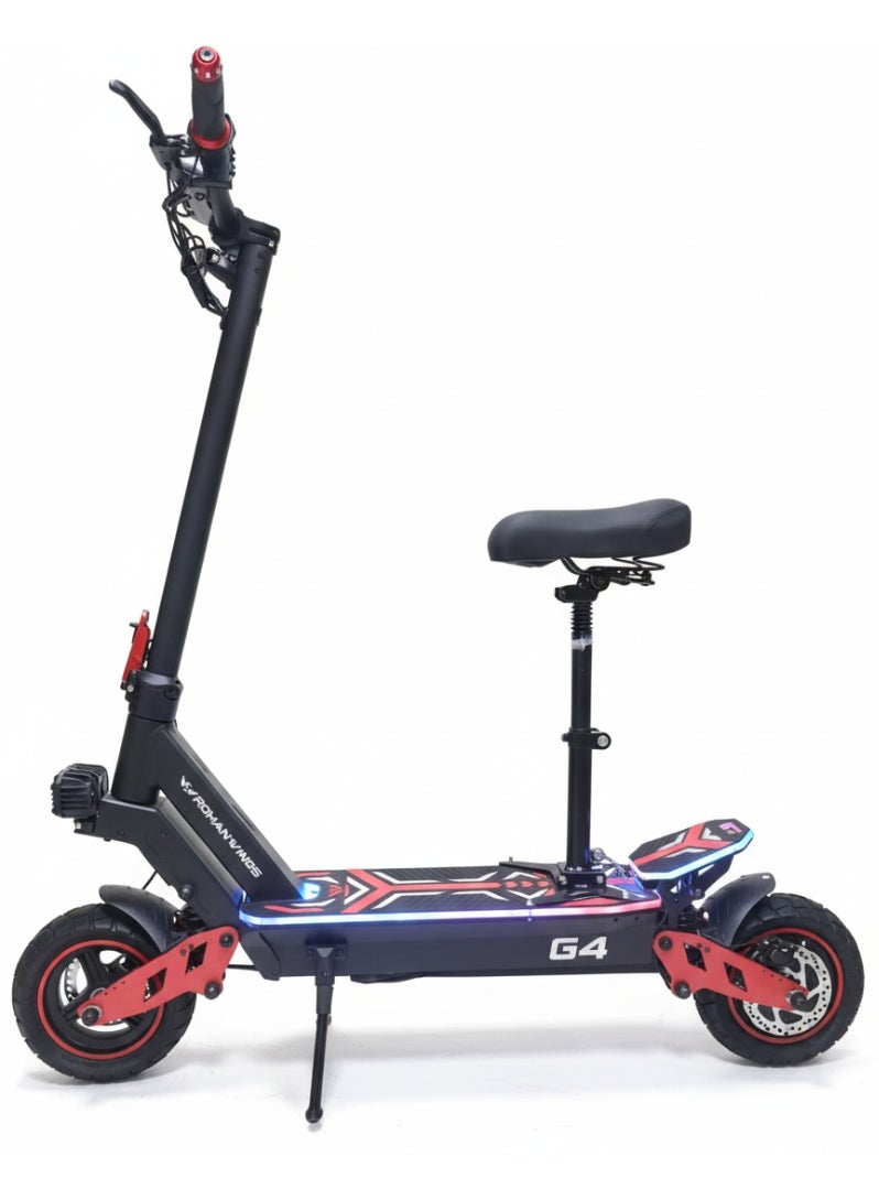 Rohan Wings G4 Electric Scooter |  48V 18Ah Battery | 70 KM/h Speed | 40 KM Range - Image 3