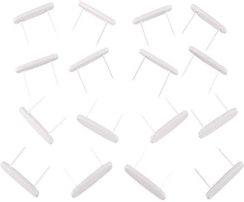 Trenton Gifts Trenton Gifts Bedskirt Pins  White  One Size  Set of 8 