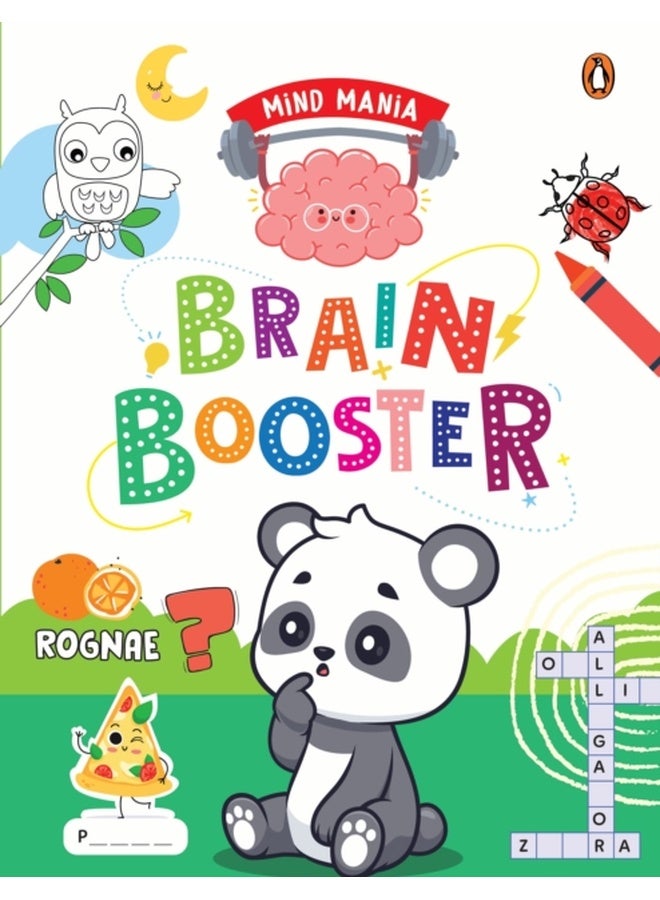 Brain Booster Activity Book | Fun Puzzles, Mazes & Jumble Words for Kids 4+ | Strengthen Cognitive Skills & Problem-Solving with Engaging Activities 
