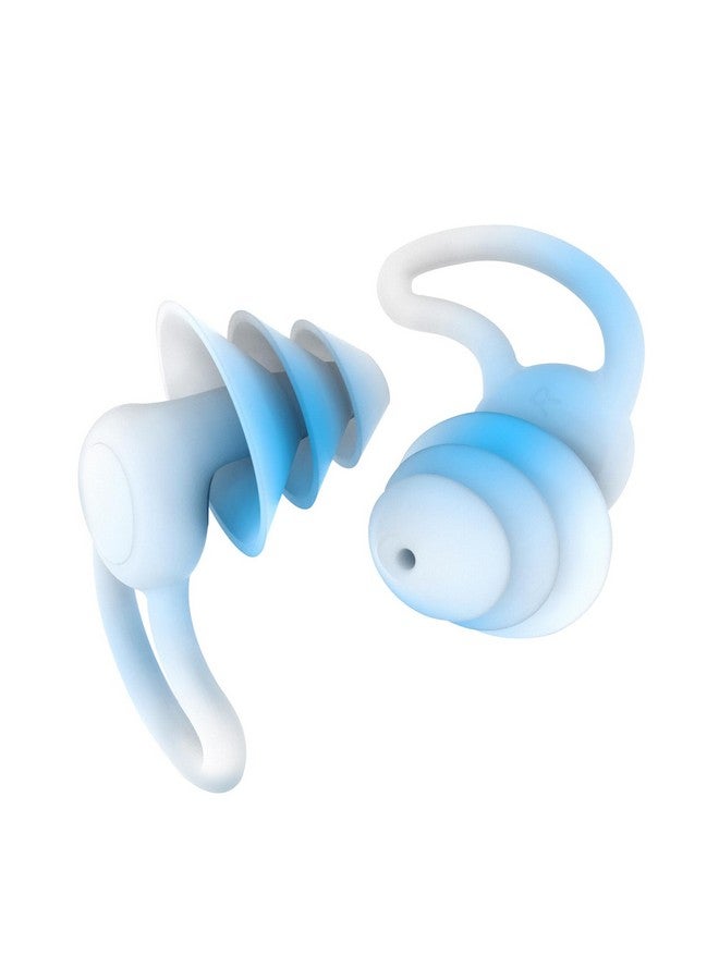 lysian Reusable Swimming Ear Plugs With Nose Clips2 Pairs Silicone Swimmers Ear Plugs For Adult Water Surfing Snorkeling Sleeping And Shower - Image 2