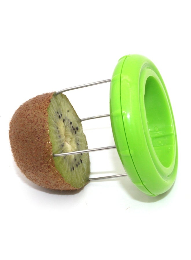 Zramo TH502 Green Kiwi Fruit Cut Digging Core Twister Slicer Kitchen Peeler Tool Cutter Device for Fruit Salad - Image 4