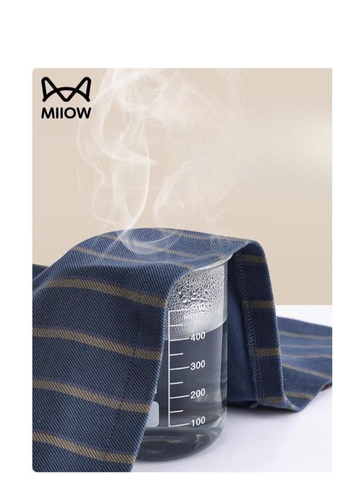 MIIOW Breathing Pajamas-Men's Pajamas Made Of Pure Cotton, Loose And Comfortable, Long Sleeved Casual Home Suit Set - Image 3