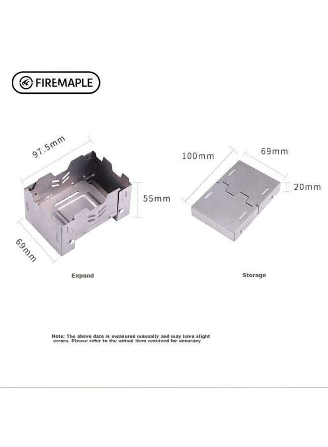 Fire-maple Peninsula Titanium Solid Alcohol Stove Outdoor Camping Equipment Portable Camp Stove For Home Use - Image 2