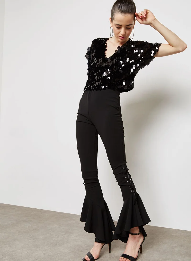 Missguided Sequin T-Shirt
