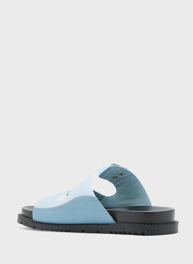 جينجر صندل مسطح بشريطين بيرسبليكس - Image 2