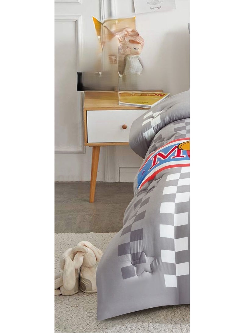 Grenric Comforter set with children's drawings, 3 pieces, compressed quilt, size 160*220cm - Image 2