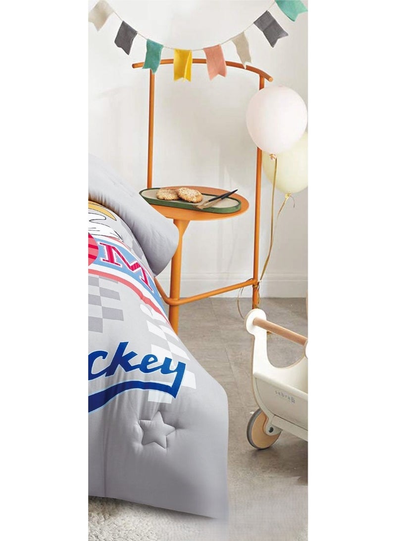 Grenric Comforter set with children's drawings, 3 pieces, compressed quilt, size 160*220cm - Image 4