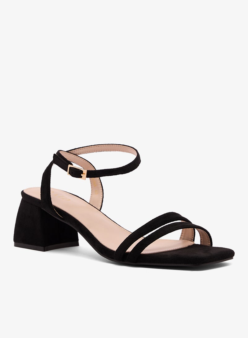 ريد صنادل بكعب وحزام للكاحل - Image 2