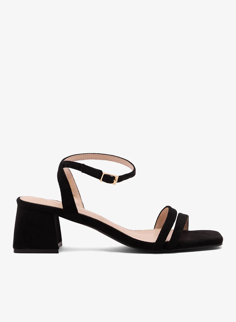 ريد Ankle Strap Heeled Sandals