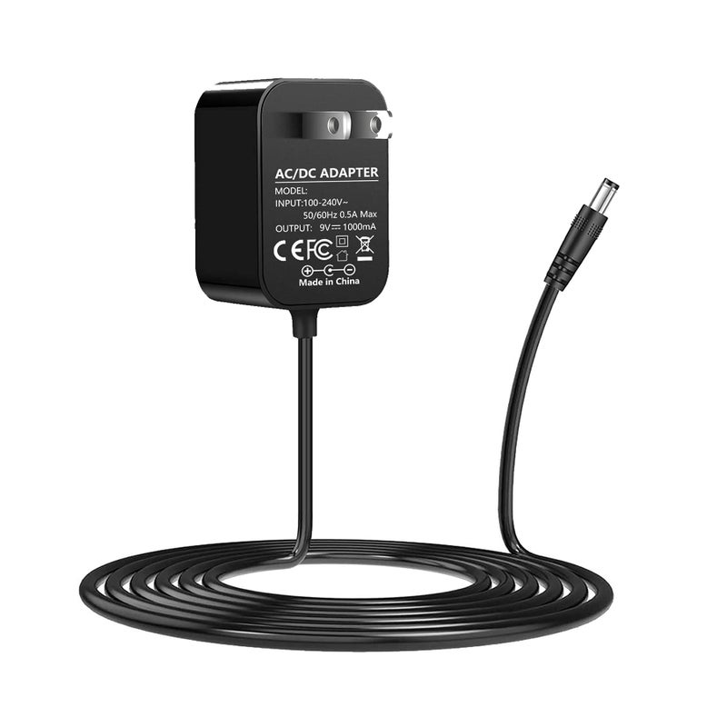 WUKUR Replacement for Boss 9V PSA Adapter Guitar Pedal Power Supply Compatible with Boss PSA-120S ME-80 ME-70 ME-25 ME-50B GT-100 GT-1 GT-10 AD-10 BR-80 BR-600 DB-88 DB-90 CE-2B RE-20 RC-1 RC-3 - Image 1