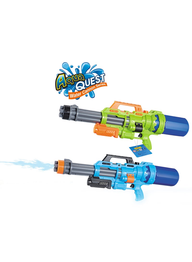 Mondo, Aqua Quest Water Gun , Assorted 1 Piece (Style & Color May Vary) Water Blaster Water Game Summer Toys Perfect gift for Kids and Toddlers, 68cm - Image 1