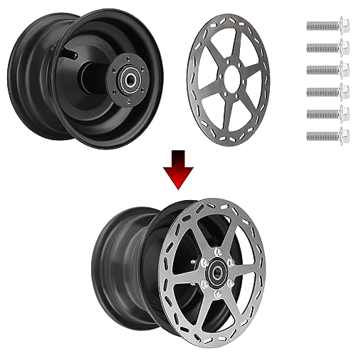 GREHUA Mini Bike Wheel Hub Mounting Bolts Replacement for Coleman CT100U CC100X Doodle Bug DB30 Motovox MBX10 MBX11, M6 x 20mm Hex Bolt for 79cc 97cc SK100 GK80 Go Kart MiniBike Parts with Wrench 12pc - Image 2