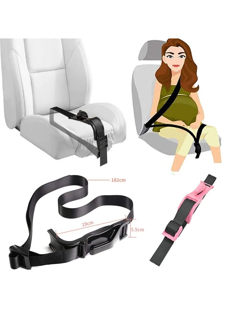 AROAQ Seat Belt Adjuster, Car Seat Safety Belly Support Belt For Pregnant Woman, Maternity Moms Car Comfort And Safety Driving Belt, Convenient Baby Protector Seat Belt Adjuster Extender - Image 2