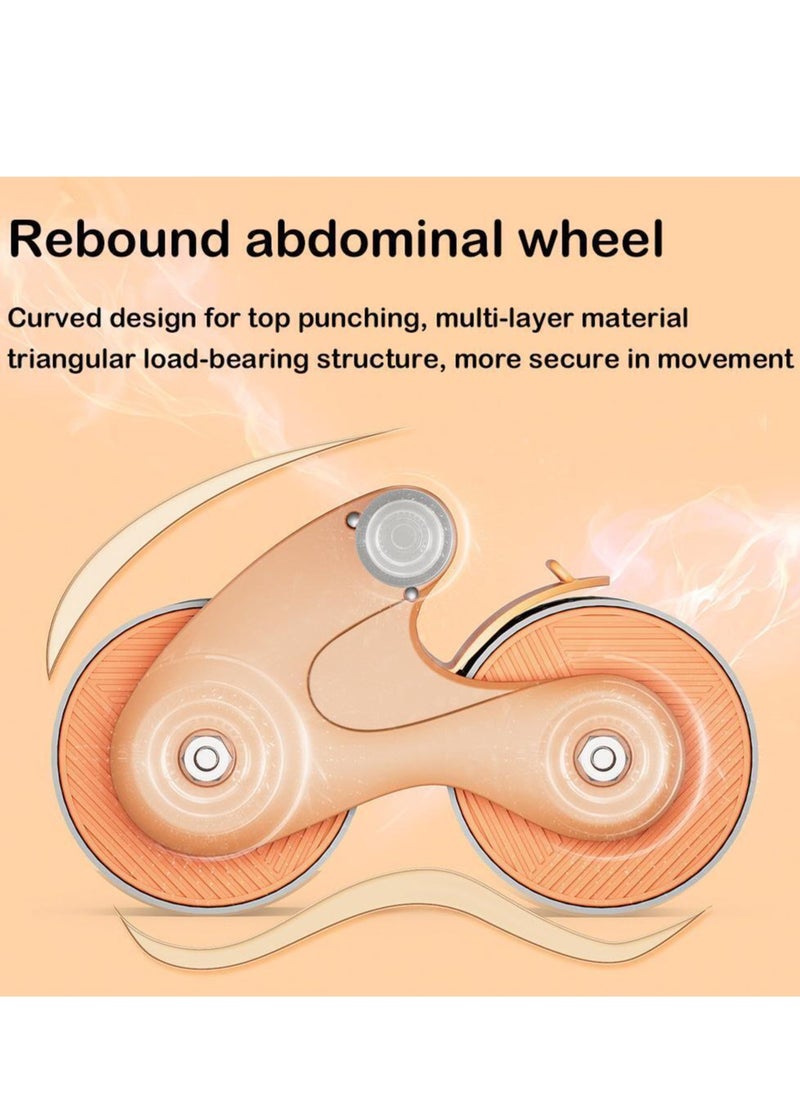 HEXABEX - Automatic Rebound Abdominal Wheel with Elbow Support Home Fitness Abdominal Roller - Image 1