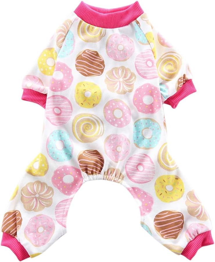 woobles Dog Clothes Dogs Cats Apparel Soft Dog Pajamas Cotton Puppy Rompers Pet Jumpsuits Cozy Bodysuits for Small Dogs and Cats - Image 2