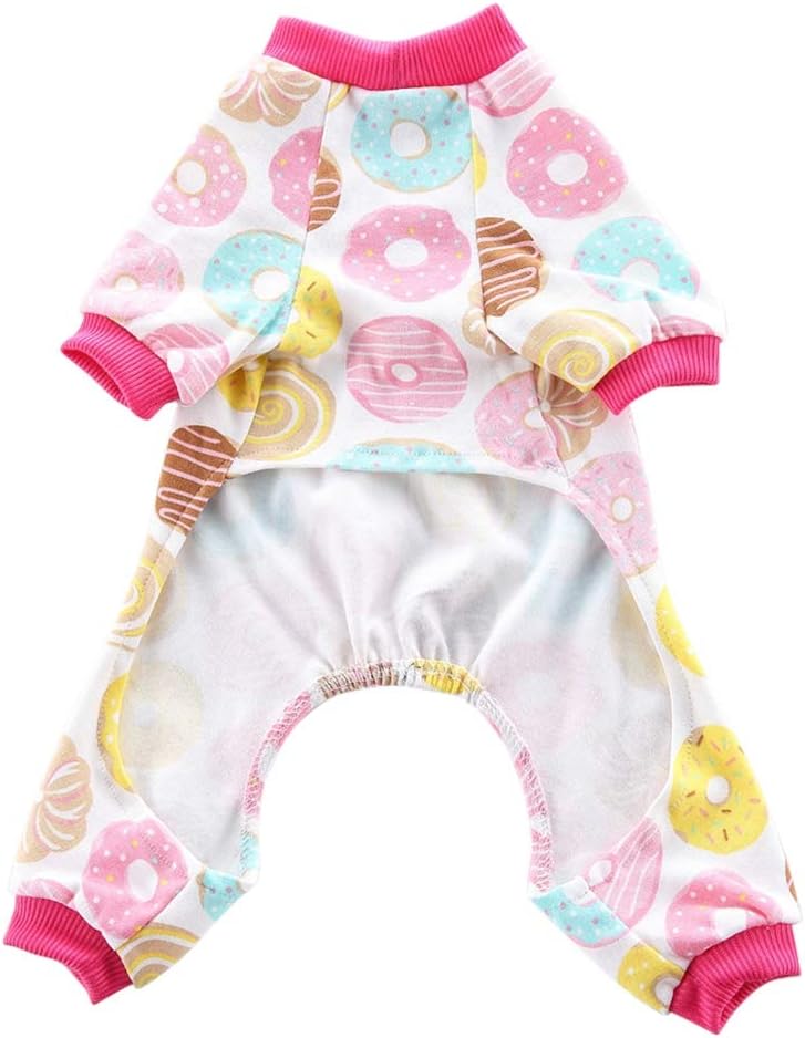 woobles Dog Clothes Dogs Cats Apparel Soft Dog Pajamas Cotton Puppy Rompers Pet Jumpsuits Cozy Bodysuits for Small Dogs and Cats - Image 3