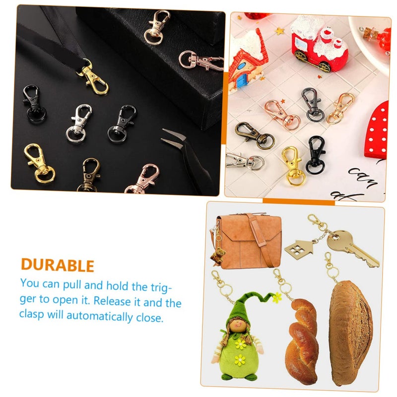 35 Pcs Zinc Alloy Swivel Lobster Clasps Snap Hooks for Crafts Keychain Making Supplies - Image 3