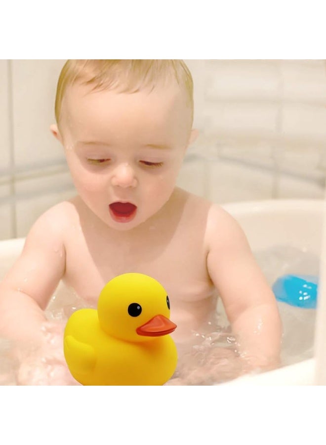 Happy Trees Duck Bath Toy Large Bath Duck Squeak Rubber Duck Baby Shower, 7 Inches - Image 3