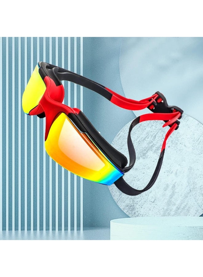 ECVV Electroplating Swimming Goggles Adjustable UV Protection Swimwear Anti-Fog Swim Diving Water Glasses for Men Women Diving Water Sports Eyewear - Image 2