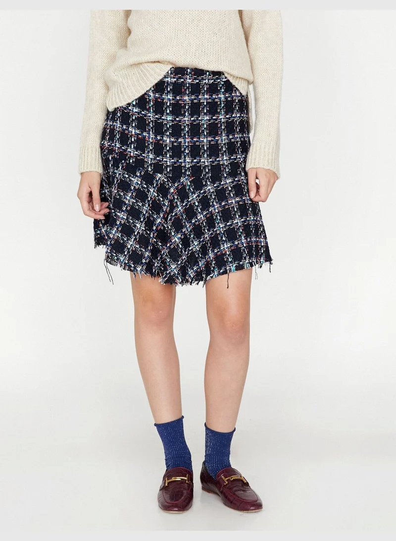 KOTON Check Skirt