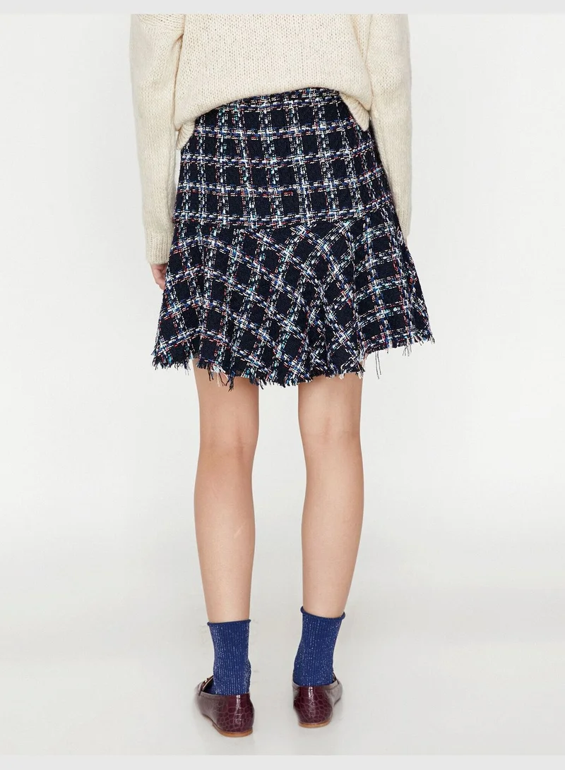 KOTON Check Skirt