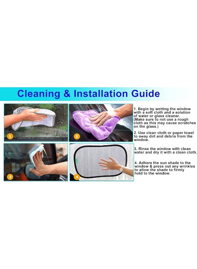 Little Chicks Static Cling Car Window Shades UPF 50+ Sun Protection - Image 5