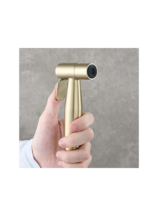 The Bros Toilet Bidet Sprayer Stainless Steel Hand Held Shattaf Sprayer Head Replacement Brushed Gold, WS024J2 - Image 3