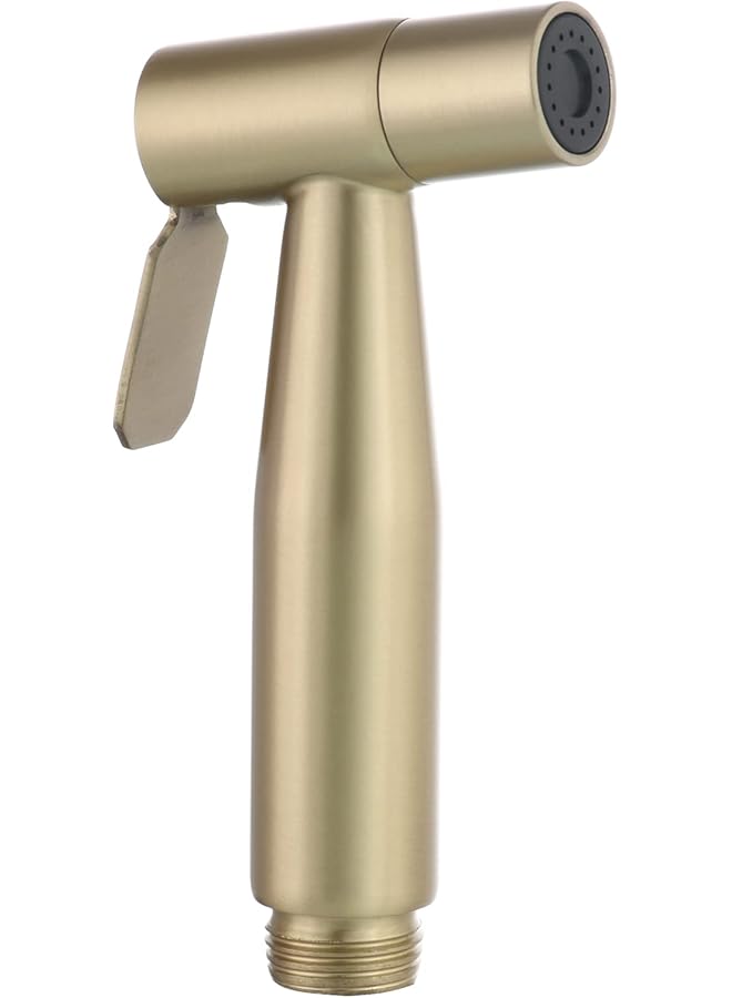 The Bros Toilet Bidet Sprayer Stainless Steel Hand Held Shattaf Sprayer Head Replacement Brushed Gold, WS024J2 - Image 1