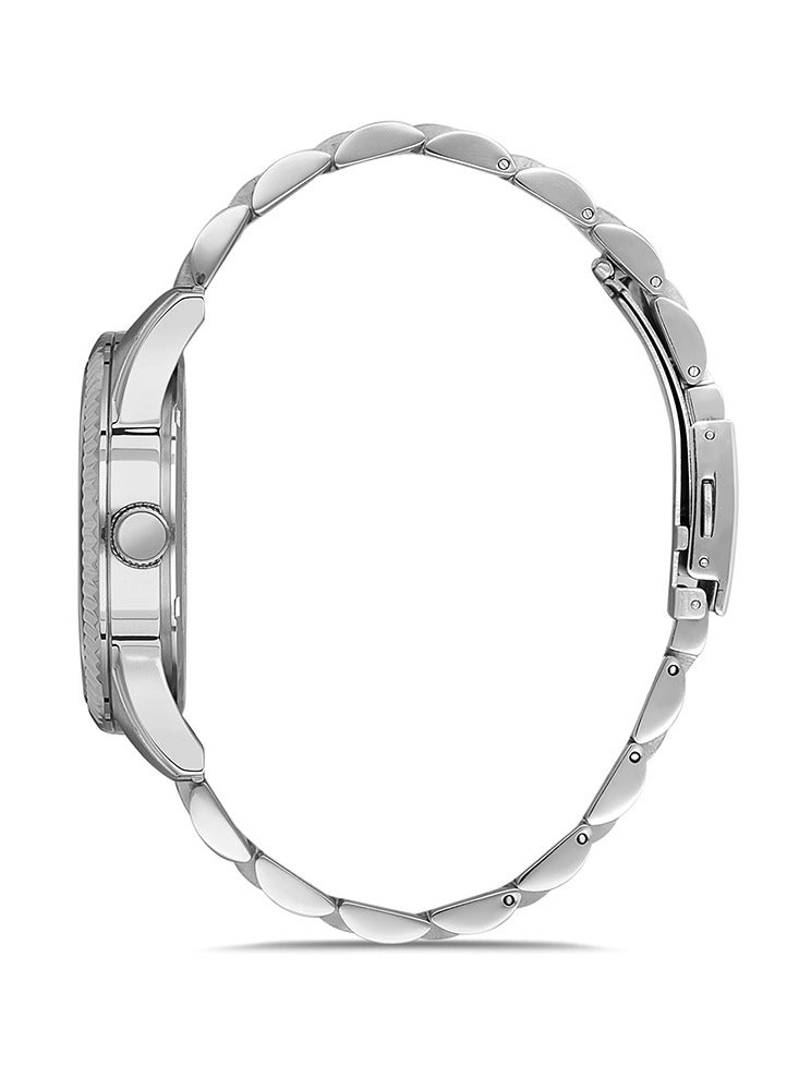 دانيل كلاين ساعة دانيال كلاين للرجال بسوار معدني ومينا خضراء كاجوال حصرية DK.1.13749-3 - Image 2