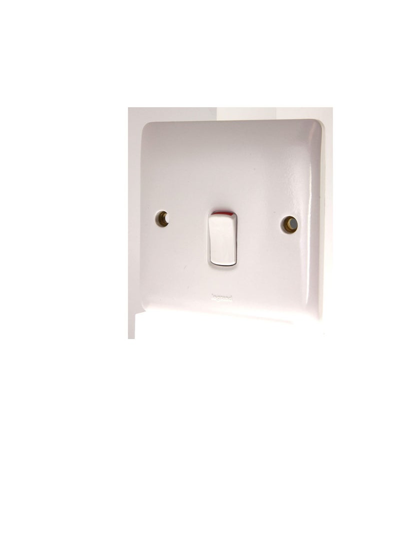Legrand Legrand Synergy White 2 Pole Plate Switch With Power Indicator 20A 250V - 730012  - Image 1