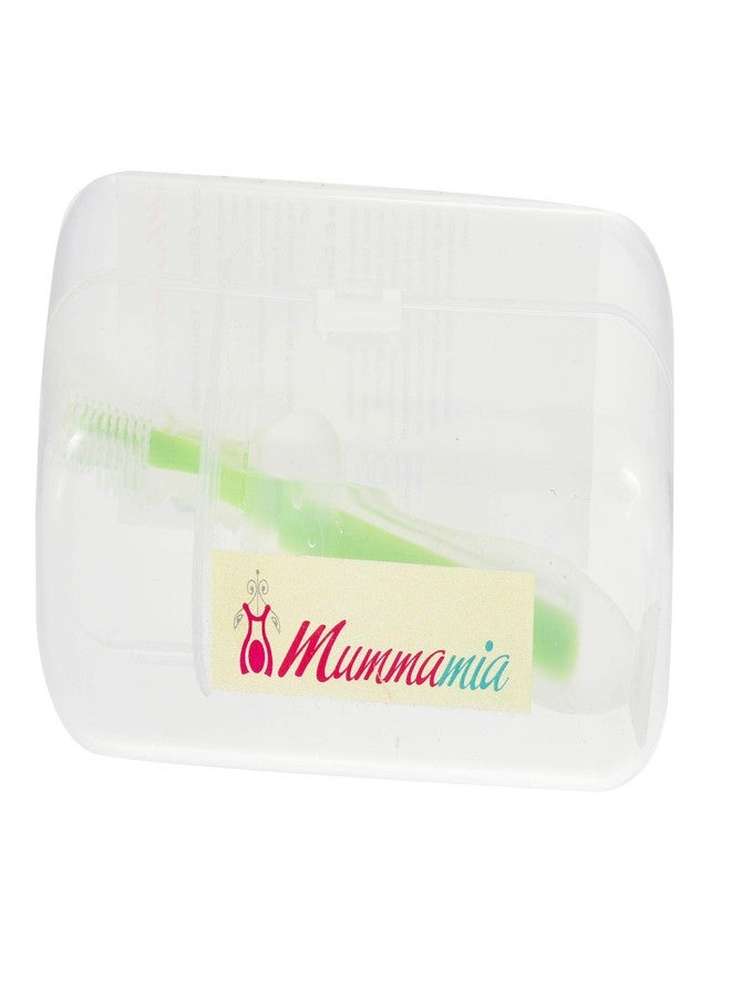 ماما ميا فرشاة أسنان تدريب الأطفال من السيليكون من ماماميا مع قاعدة شفط (أخضر) - Image 4