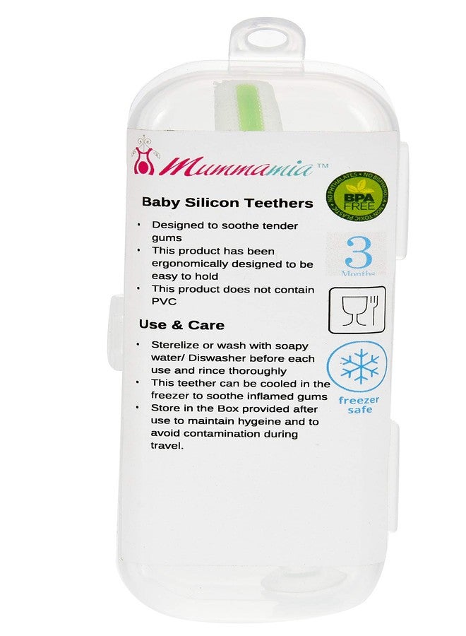 ماما ميا فرشاة أسنان تدريب الأطفال من السيليكون من ماماميا مع قاعدة شفط (أخضر) - Image 5